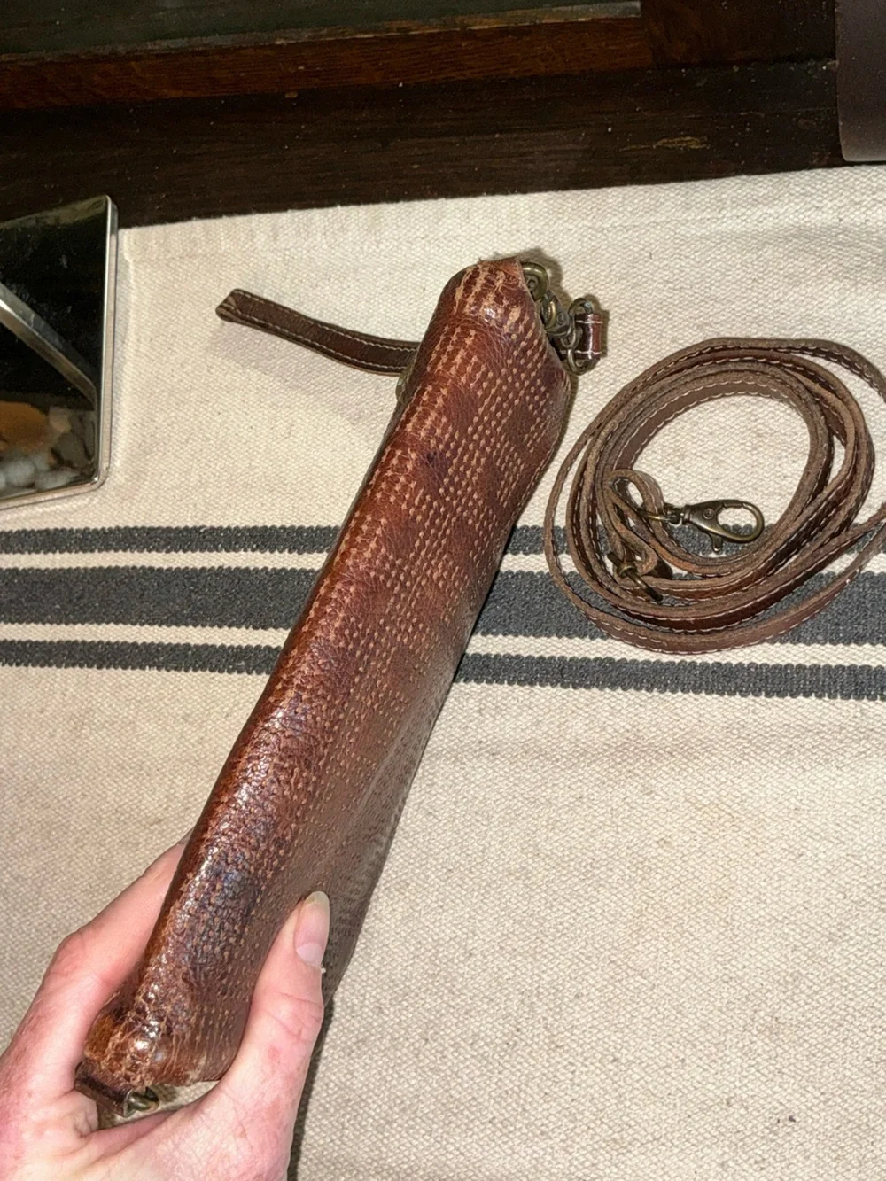 Bed Stu Bayshore Cadence Wallet Wristlet Clutch Bag Teak Rustic Rustic $179